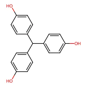 4,4',4''-Methylidynetrisphenol structure