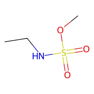 乙基氨基磺酸甲酯 structure