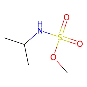 异丙基氨基磺酸甲酯 structure