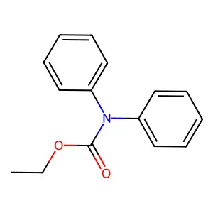 二苯胺基甲酸乙酯 structure