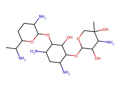 3''-N-Demethylgentamicin-C2 structure