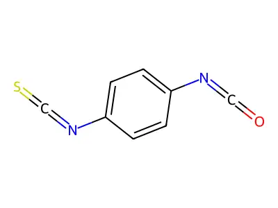 4-Isocyanato phenylisothiocyanate structure
