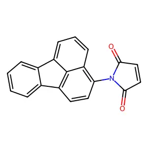 1-(3-Fluoranthenyl)-1H-pyrrole-2,5-dione structure