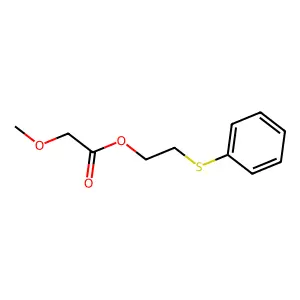 甲氧基乙酸2-(苯硫基)乙酯 structure