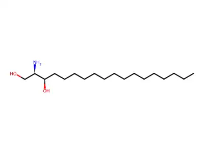 L-erythro-Sphingosine structure