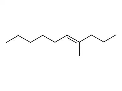 trans-4-Methyl-4-Decene structure