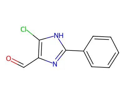 5-Chloro-2-phenyl-1H-imidazole-4-carboxaldehyde structure