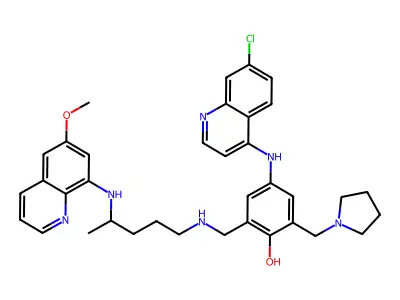 Quinoline deriv. structure