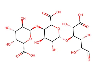 三半乳糖醛酸 structure