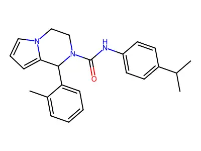 1-(2-Methylphenyl)-N-[4-(propan-2-yl)phenyl]-3,4-dihydropyrrolo[1,2-a]pyrazine-2(1H)-carboxamide structure