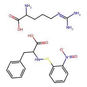 H-DL-Arg-OH.Unk-DL-Phe-OH structure