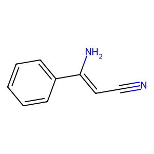 Aminocinnamonitrile structure