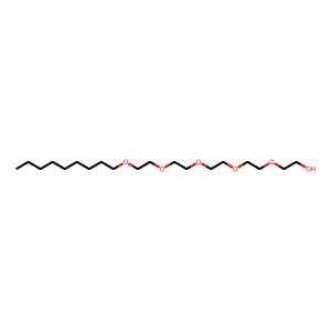 Pentaethylene glycol, nonyl ether structure