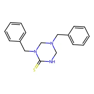 1,5-Dibenzyl-1,3,5-triazinane-2-thione structure
