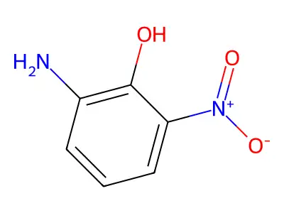 2-Amino-6-nitrophenol structure