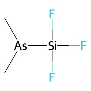 Arsine, dimethyl(trifluorosilyl)- structure