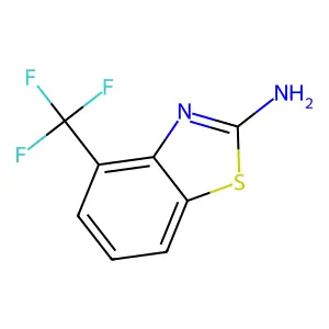 4-(三氟甲基)-2-苯并噻唑胺 structure
