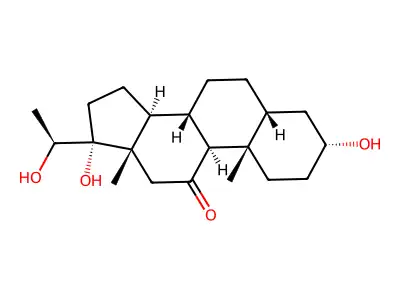 11-Keto-pregnanetriol structure