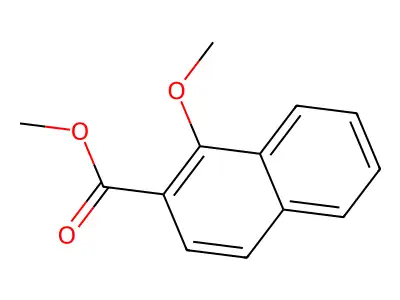 Methyl 1-methoxy-2-naphthoate structure
