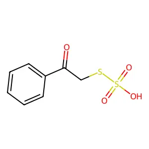 (2-Sulfosulfanylacetyl)benzene structure