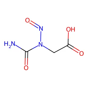N-(Aminocarbonyl)-N-nitrosoglycine structure