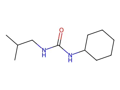1-Cyclohexyl-3-isobutylurea structure
