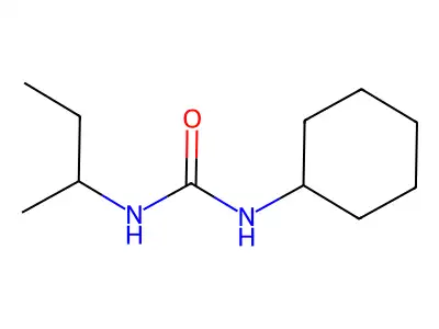 N-(Sec-butyl)-N'-cyclohexylurea structure