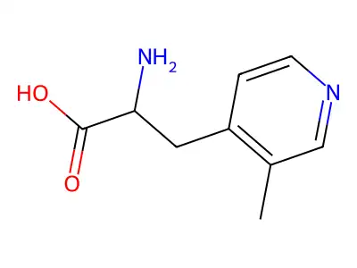 2-amino-3-(3-methylpyridin-4-yl)propanoic Acid structure