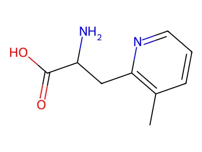 2-amino-3-(3-methylpyridin-2-yl)propanoic Acid structure