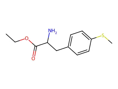 Ethyl 2-amino-3-[4-(methylsulfanyl)phenyl]propanoate structure