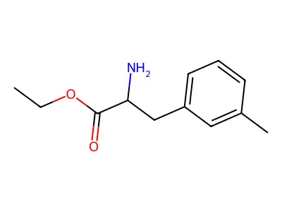 Ethyl 2-amino-3-(3-methylphenyl)propanoate structure