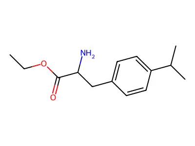 4-(1-Methylethyl)phenylalanine ethyl ester structure