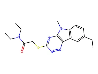 Acetamide,N,N-diethyl-2-[ thio]- structure