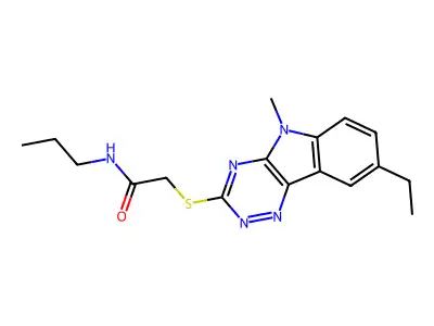 Acetamide,2-[ thio]-N-propyl- structure