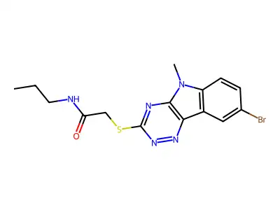Acetamide,2-[ thio]-N-propyl- structure