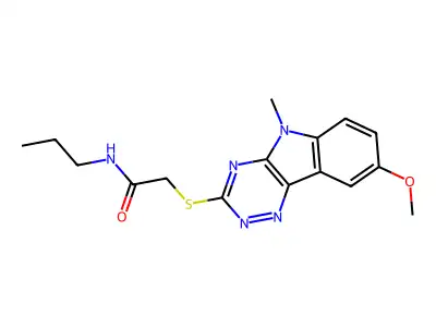 Acetamide,2-[ thio]-N-propyl- structure