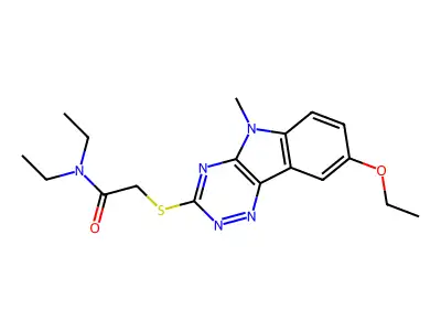 Acetamide,2-[ thio]-N,N-diethyl- structure