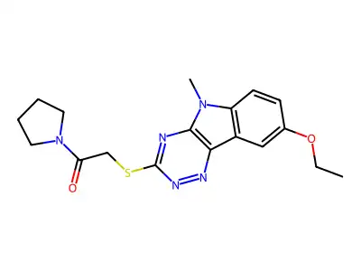Pyrrolidine,1-[[ thio]acetyl]- structure