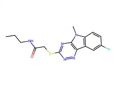 Acetamide,2-[ thio]-N-propyl- structure