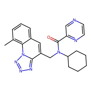 Pyrazinecarboxamide,N-cyclohexyl-N-[ methyl]- structure