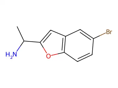 1-(5-Bromobenzofuran-2-yl)ethanamine structure