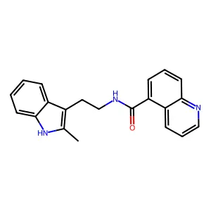 N-[2-(2-Methyl-1H-indol-3-yl)ethyl]-5-quinolinecarboxamide structure