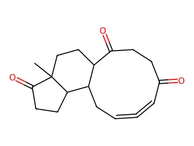(4R)-5,10-Secoestra-4,5-diene-3,10,17-trione structure