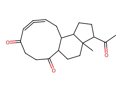 (4R)-5,10-Seco-19-norpregna-4,5-diene-3,10,20-trione structure