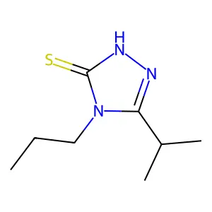 5-isopropyl-4-propyl-4H-1,2,4-triazole-3-thiol structure