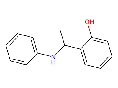 2-(1-Anilinoethyl)phenol structure