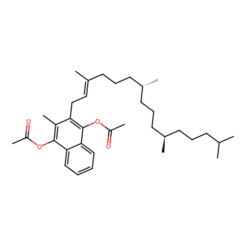 Dihydrovitamin K1 Diacetate structure