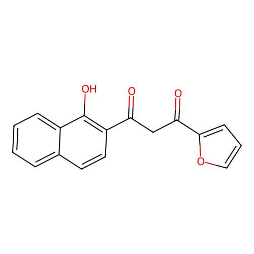 1-(Furan-2-yl)-3-(1-hydroxynaphthalen-2-yl)propane-1,3-dione structure