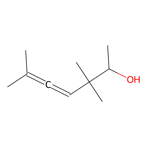 4,5-Heptadien-2-ol, 3,3,6-trimethyl- structure