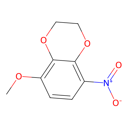 5-Methoxy-8-nitro-2,3-dihydro-1,4-benzodioxine structure